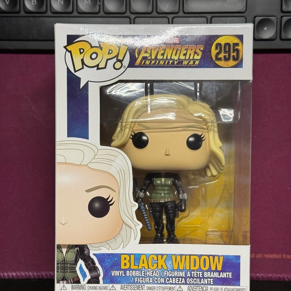 Funko Pop! Marvel Avengers Infinity War Black Widow with Blonde Hair